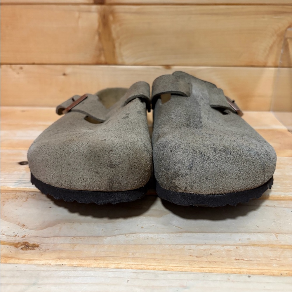 Birkenstock Boston Soft Footbed Suede Leather Clogs - Comfort Shoes - Tagged 42 - Picture 5 of 7